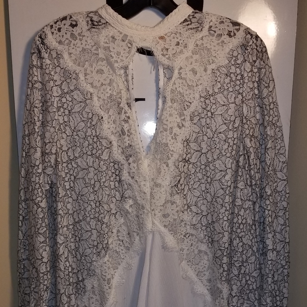Free People FP Lace Tunic size Large